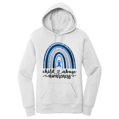 Child Abuse Awareness Rainbow Foster Care Stop The Abuse Women's Pullover Hoodie