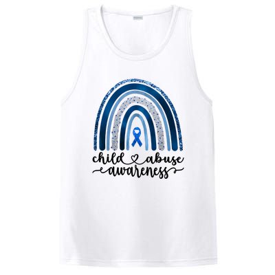 Child Abuse Awareness Rainbow Foster Care Stop The Abuse PosiCharge Competitor Tank