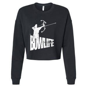 Cool Archery Archer Silhouette Bow Life Tee Cropped Pullover Crew