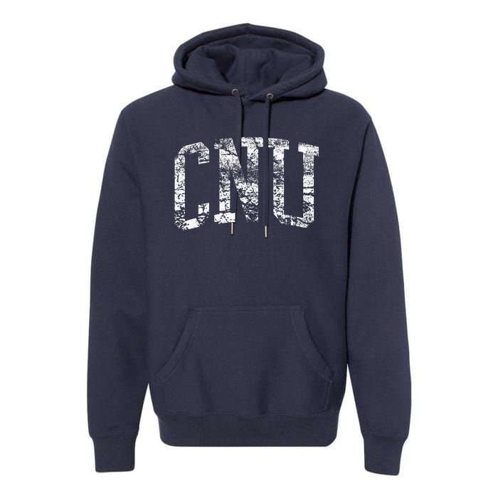 Cnu Athletic Arch College University Alumni Premium Hoodie