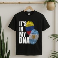 Colombian And Argentinian Dna Mix Flag Heritage T-Shirt