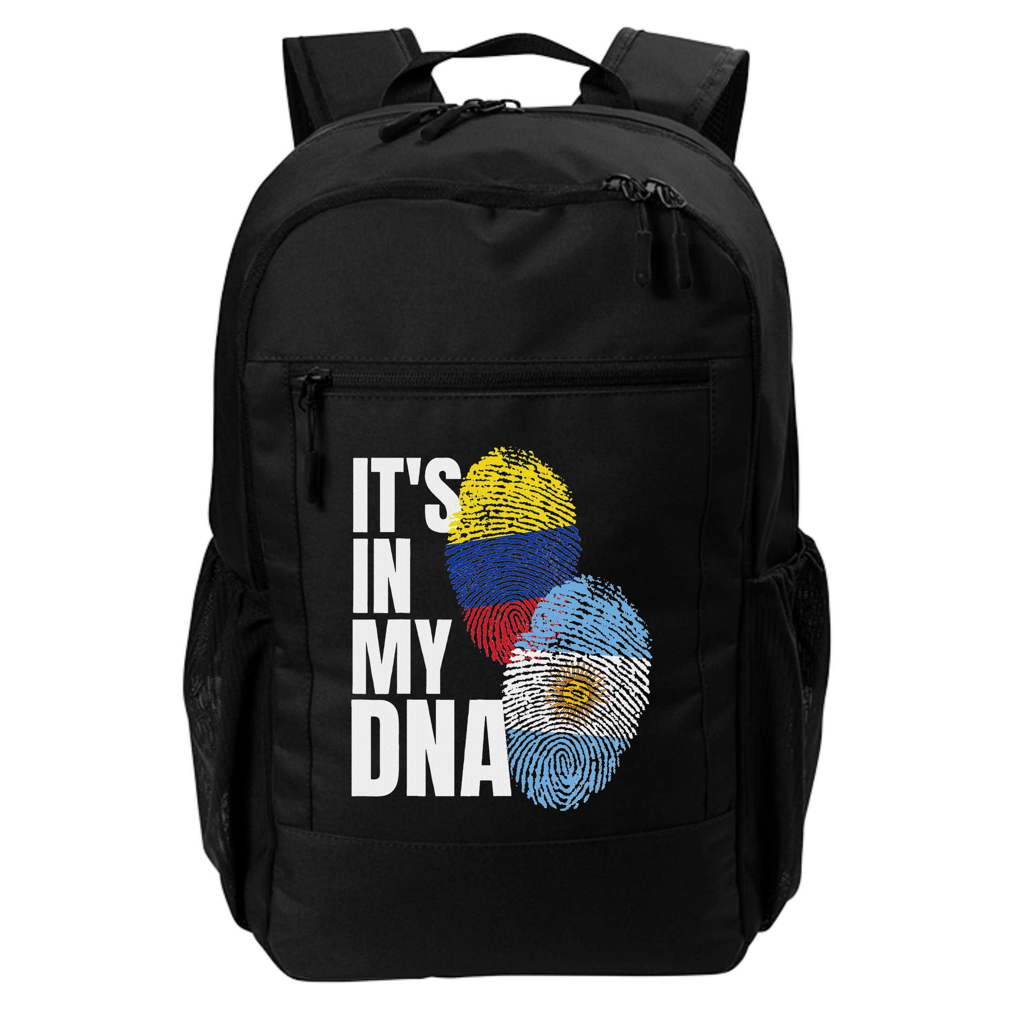 Colombian And Argentinian Dna Mix Flag Heritage Backpack