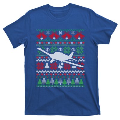 Christmas Airplane Aviation Gift Swea T-Shirt