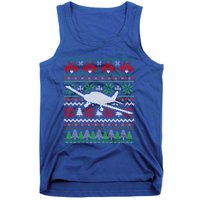 Christmas Airplane Aviation Gift Swea Tank Top