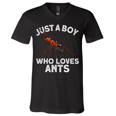 Cool Ant Ant Farm Entomology Ants Insect V-Neck T-Shirt