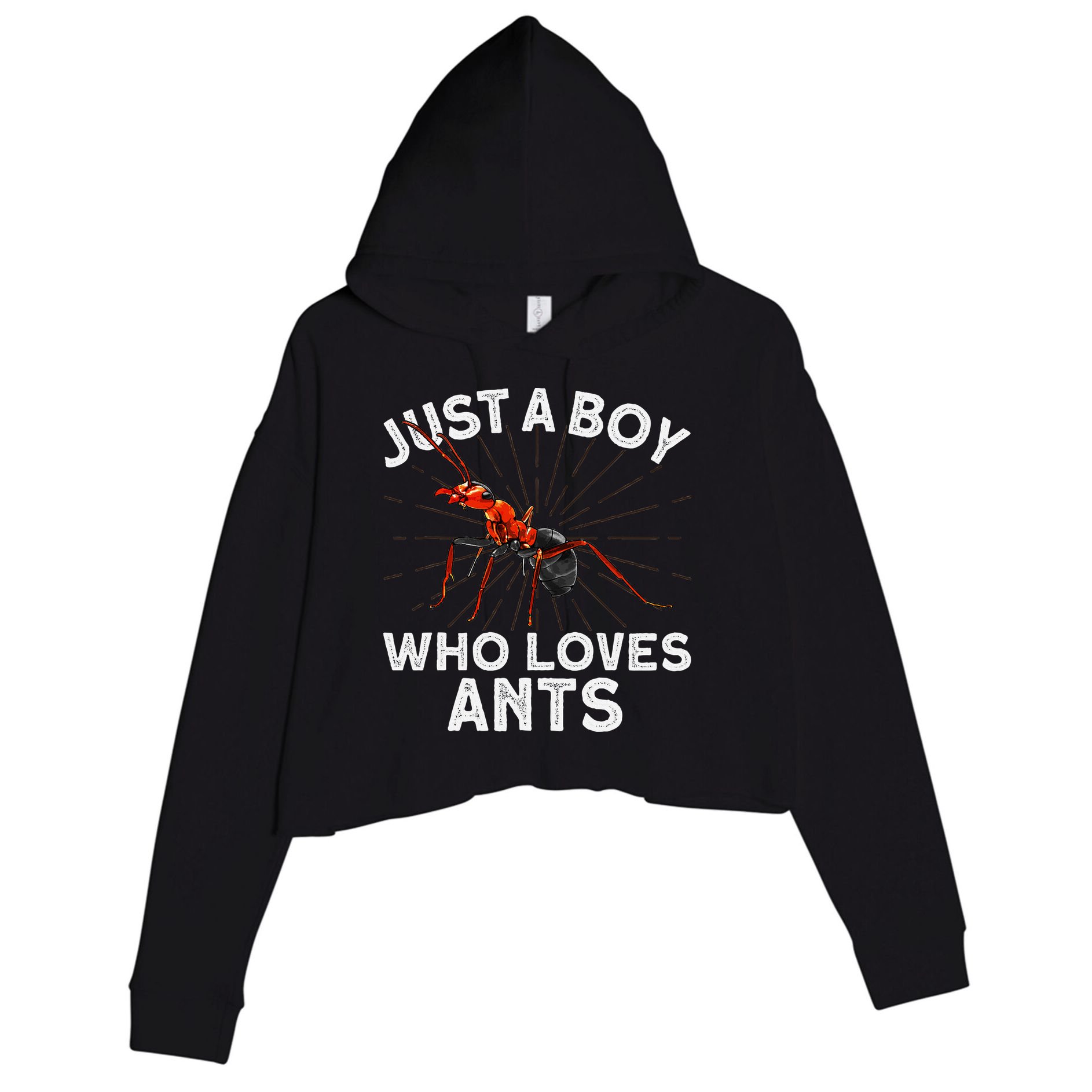 Cool Ant Ant Farm Entomology Ants Insect Crop Fleece Hoodie