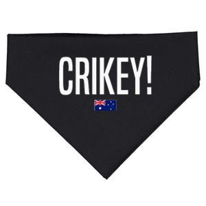 Crikey Australia Aussie Australian Slang USA-Made Doggie Bandana