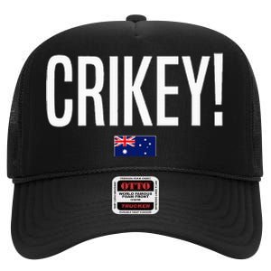 Crikey Australia Aussie Australian Slang High Crown Mesh Back Trucker Hat