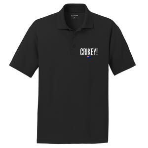 Crikey Australia Aussie Australian Slang PosiCharge RacerMesh Polo