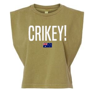 Crikey Australia Aussie Australian Slang Garment-Dyed Women's Muscle Tee