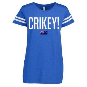 Crikey Australia Aussie Australian Slang Enza Ladies Jersey Football T-Shirt