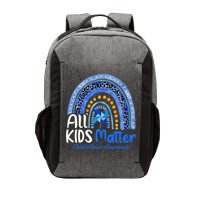 Child Abuse Awareness Messy Bun Child Abuse Prevention Month Vector Backpack