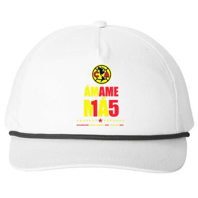 Club America Bicampeon Torneo Apertura 2023 Snapback Five-Panel Rope Hat