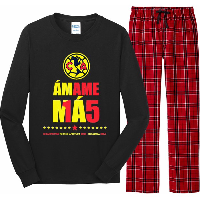 Club America Bicampeon Torneo Apertura 2023 Long Sleeve Pajama Set