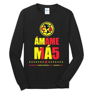 Club America Bicampeon Torneo Apertura 2023 Tall Long Sleeve T-Shirt