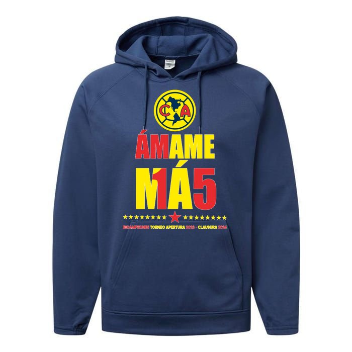 Club America Bicampeon Torneo Apertura 2023 Performance Fleece Hoodie