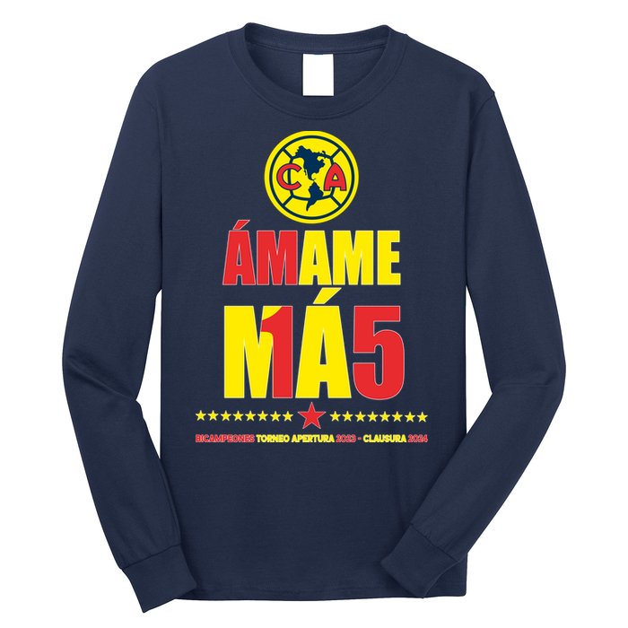 Club America Bicampeon Torneo Apertura 2023 Long Sleeve Shirt