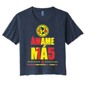 Club America Bicampeon Torneo Apertura 2023 Women's Crop Top Tee