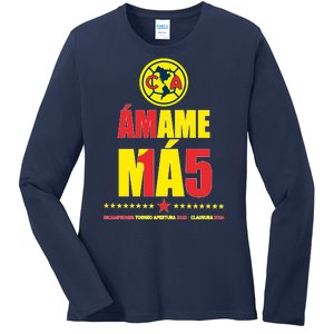 Club America Bicampeon Torneo Apertura 2023 Ladies Long Sleeve Shirt