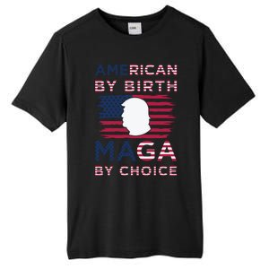 Cool American By Birth Maga By Choice 2024 Election Vote Tall Fusion ChromaSoft Performance T-Shirt