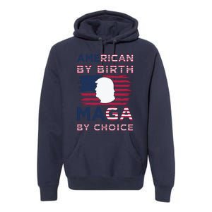 Cool American By Birth Maga By Choice 2024 Election Vote Premium Hoodie