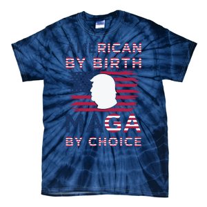 Cool American By Birth Maga By Choice 2024 Election Vote Tie-Dye T-Shirt