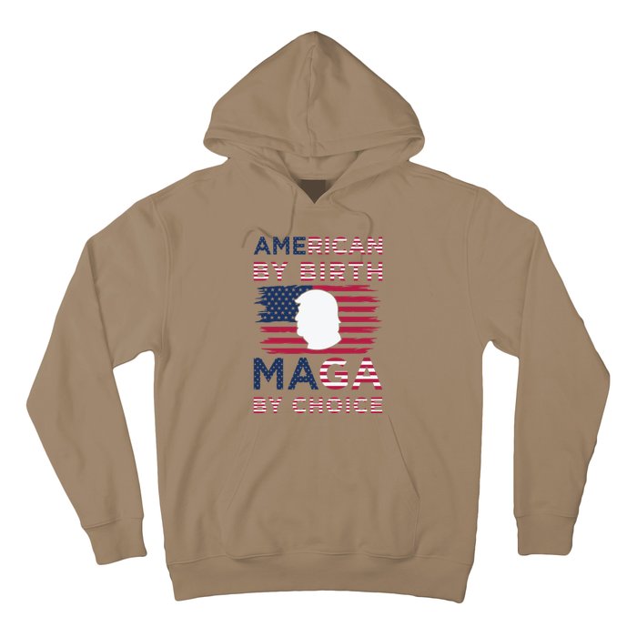 Cool American By Birth Maga By Choice 2024 Election Vote Hoodie