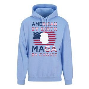 Cool American By Birth Maga By Choice 2024 Election Vote Unisex Surf Hoodie