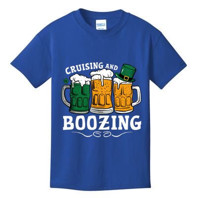 Cruising And Boozing St PatrickS Day Fun And Gift Kids T-Shirt