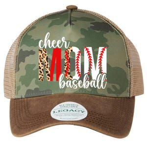 Cheer And Baseball Mom Leopard Baseball & Cheerleading Mom Cute Gift Legacy Tie Dye Trucker Hat