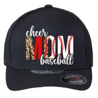 Cheer And Baseball Mom Leopard Baseball & Cheerleading Mom Cute Gift Flexfit Unipanel Trucker Cap