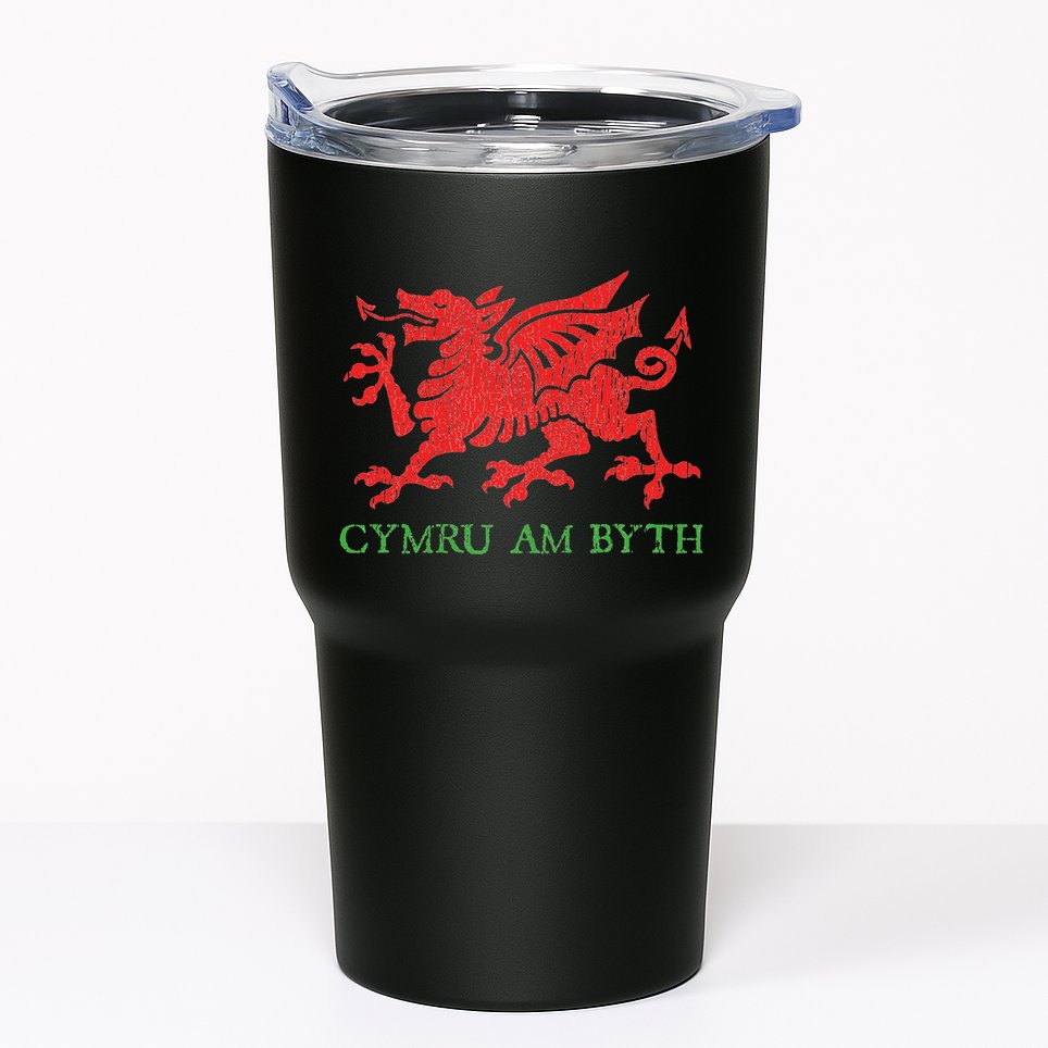 Cymru Am Byth Welsh Rugby Dragon Wales Player Pride Gifts Tumbler