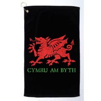Cymru Am Byth Welsh Rugby Dragon Wales Player Pride Gifts Golf Towel