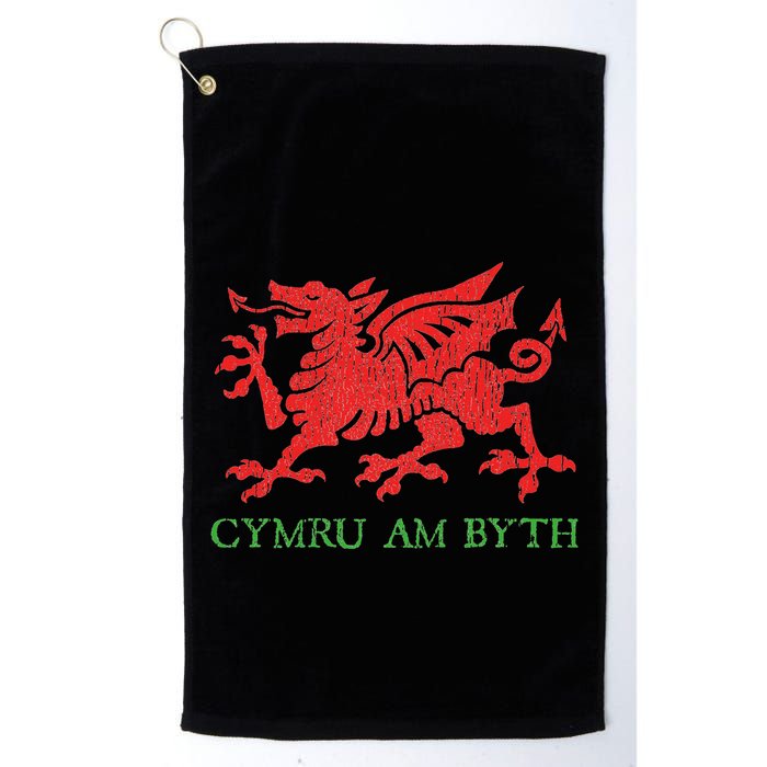 Cymru Am Byth Welsh Rugby Dragon Wales Player Pride Gifts Golf Towel