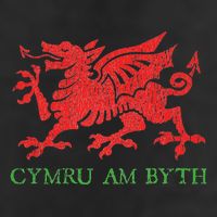 Cymru Am Byth Welsh Rugby Dragon Wales Player Pride Gifts Golf Towel