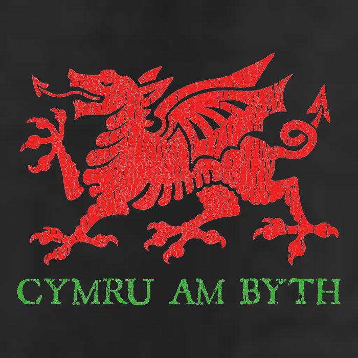 Cymru Am Byth Welsh Rugby Dragon Wales Player Pride Gifts Golf Towel