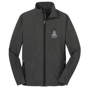 Captain Anchor Boat Anchor And Rope And Ribbon Core Soft Shell Jacket