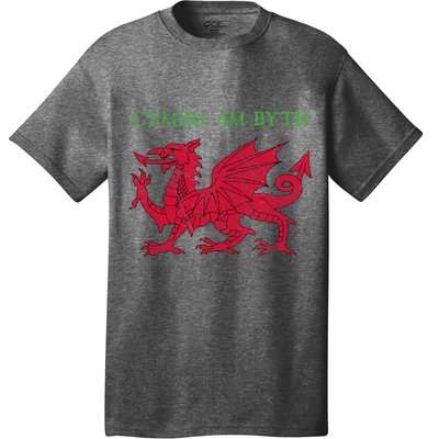 Cymru Am Byth Welsh Rugby Dragon Wales Gift T-Shirt