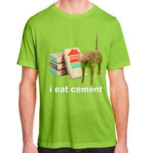 Cat And Book I Eat Cement Adult ChromaSoft Performance T-Shirt