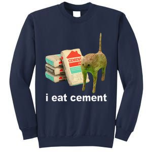 Cat And Book I Eat Cement Sweatshirt