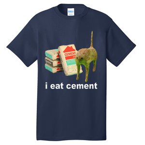 Cat And Book I Eat Cement Tall T-Shirt