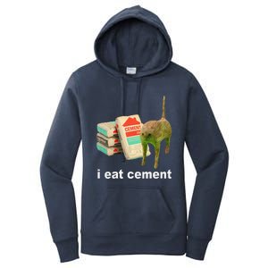 Cat And Book I Eat Cement Women's Pullover Hoodie