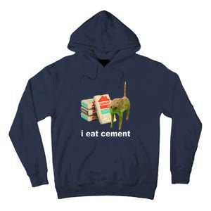 Cat And Book I Eat Cement Tall Hoodie