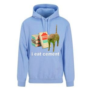 Cat And Book I Eat Cement Unisex Surf Hoodie