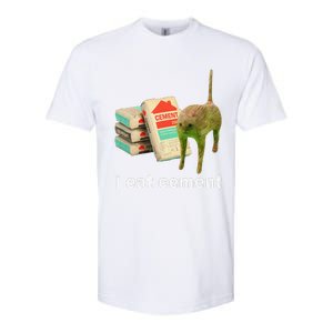 Cat And Book I Eat Cement Softstyle CVC T-Shirt