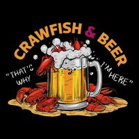 Crawfish And Beer That's Why I'm Here Crawfish Lobster 16 in Basic Backpack