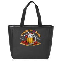 Crawfish And Beer That's Why I'm Here Crawfish Lobster Zip Tote Bag
