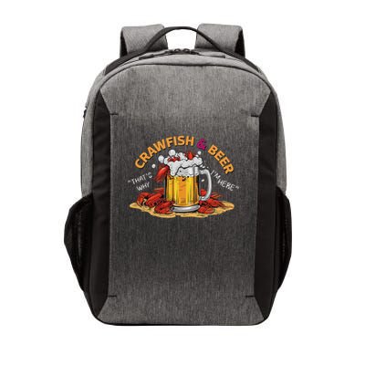 Crawfish And Beer That's Why I'm Here Crawfish Lobster Vector Backpack