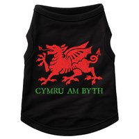 Cymru Am Byth Welsh Rugby Dragon Wales Player Pride Funny Gift Doggie Tank