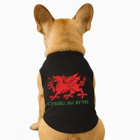 Cymru Am Byth Welsh Rugby Dragon Wales Player Pride Funny Gift Doggie Tank